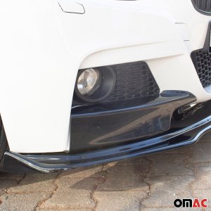 Honda Civic Front Bumper Splitter - Omac - ABS - Black - '12-'15 Honda Civic Front Bumper Splitter - Omac - ABS - Black - '12-'15